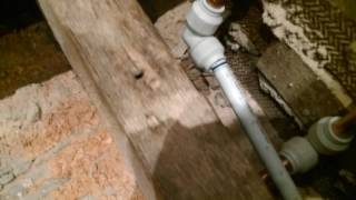 Part 5  INSTALLING JG SPEEDFIT PLUMBING PIPE FITTINGS [upl. by Akcirederf]