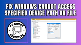 How to Fix Windows Cannot Access the Specified Device Path or File [upl. by Naved]