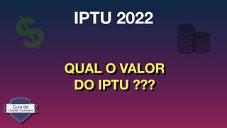 IPTU 2022  QUAL O VALOR DO MEU IMPOSTO [upl. by Imij15]