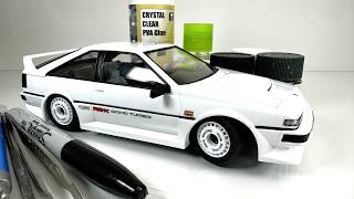 Building a Miniature Nissan Silvia S12 by Aoshima DATSUN 200ZX [upl. by Kenelm31]