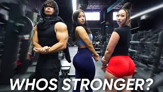 1 GYM BRO VS 2 GYM GIRLS LIFT OFF [upl. by Leroy]