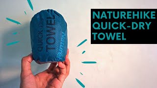 NatureHike QuickDry Towel Travel Item Review [upl. by Adamina]