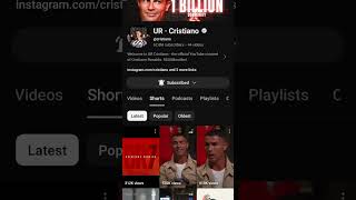 Ur Cristiano Ronaldo will hit 70 milllion soonshortfeed football footballshortfeedronaldocriano [upl. by Renferd]