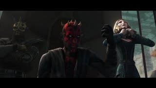 Star Wars  Clone Wars  Darth Maul Elimina a Satine Kryze [upl. by Liman]