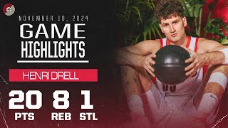 Henri Drell 20 points Highlights vs San Diego Clippers 11102024 [upl. by Eninotna]