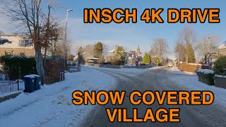 Insch 4K Drive  Aberdeenshire Scotland [upl. by Dnomyaw618]