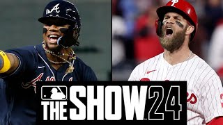 Braves at Phillies  Opening Day Simulation MLB the Show 24 [upl. by Mata]