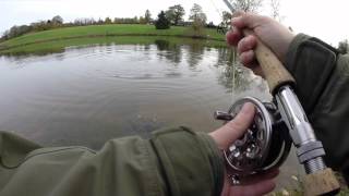 Fly Fishing at Loynton Trout Fishery [upl. by Elder108]