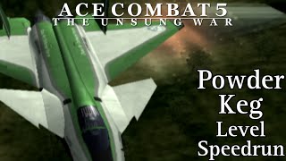 Outdated Ace Combat 5 Mission 12A Powder Keg Speedrun 114quot [upl. by Melda]