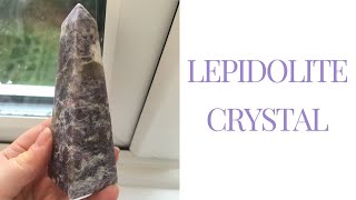 Lepidolite Crystal Stone Meaning Properties Benefits [upl. by Nylg494]