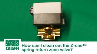 How can I clean out the Zone™ spring return zone valve [upl. by Ellehcer734]