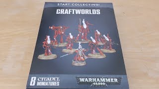 Eldar Craftworlds  Start Collecting  Unboxing WH40K [upl. by Charlton802]