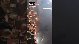 Rishikesh Triveni Ghat ki adbuth Ganga Aarti 😱 [upl. by Kronick630]