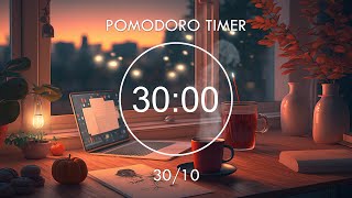 305 Pomodoro Timer  Studying At A Cozy Room with Lofi Mix • Focus Station [upl. by Ahcsap508]