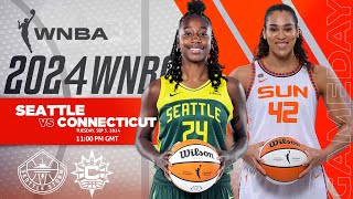 Seattle Storm vs Connecticut Sun  WNBA 2024 Live Score Update [upl. by Pinzler]