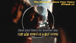 The Weeknd 위켄드  Save Your Tears 가사해석번역 [upl. by Adnilak492]