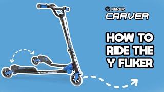 Yvolution Y Fliker 3Wheeled Scooter  Learn to Ride [upl. by Mylo]