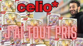 RESTOCK de CARTE POKÉMON 151 à CELIO  Je prends TOUT [upl. by Klina]