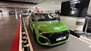 Insane Audi Rs3  Kyalami Green sportback in dubai [upl. by Gould801]