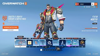 Overwatch 2  Season 14 Battle Pass Full Showcase [upl. by Jemena691]