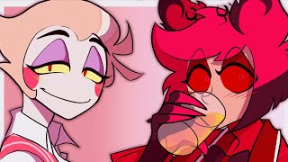 Lucifer Makes Alastor BLUSH🥰 Hazbin Hotel Comic Dub 13 [upl. by Bluma]