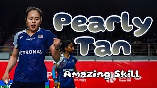 Best Fantastic Shots by Pearly Tan  Craziest Badminton Skill [upl. by Georgie]