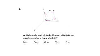 AÇISAL MOMENTUM UYGULAMA TEST 1  SORU 2 [upl. by Meelas]