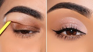 Why you must try this Delicate Lavender HOODED Eyes Makeup [upl. by Anreval]