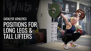 Positions for Tall amp LongLegged Athletes  Olympic Weightlifting [upl. by Truman]