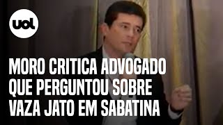 Moro critica Botelho após pergunta sobre Vaza Jato em sabatina Errou ao colocar esse assunto [upl. by Stoat80]