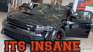 2021 DODGE CHARGER SRT HELLCAT WIDEBODY REVIEW [upl. by Gabbey]