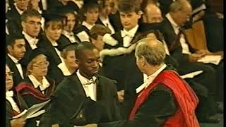 Prof Kenneth K Mwendas Oxford BCL degree graduation 1994 [upl. by Enajaras]