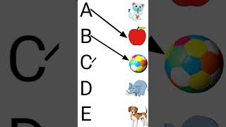 ABCD matching lkg class english worksheetkids rhymesEnglish alphabetsABCDabcd song kids rhymes [upl. by Calvo]