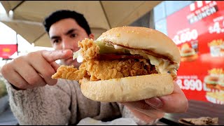 Probando las HAMBURGUESAS BARATAS de los locales de COMIDA rápida [upl. by Ennayr]