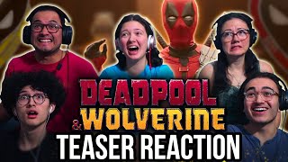 DEADPOOL amp WOLVERINE TEASER TRAILER REACTION  “Marvel Jesus Really” [upl. by Levania]