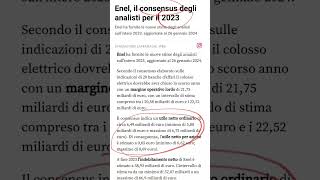 DIVIDENDI ENEL  Buone notizie in arrivo [upl. by Otrebliw]