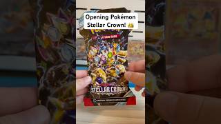 Opening Pokémon Stellar Crown 👑 pokemon shorts viralshorts subscribe pokemoncardpackopening [upl. by Favian58]