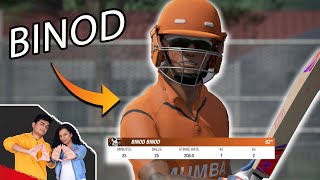 BINOD Plays Cricket 19  SlayyPop [upl. by Einahpehs]