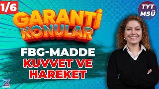 TYT FİZİK  GARANTİ KONULAR FKB KAMPI  1GÜN6 GÜNDE  9 Sınıf 1 Dönem Fizik Konuları [upl. by Ydnic]