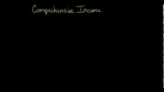 Comprehensive Income [upl. by Eirrod845]