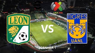 León Vs TigresClausura 2024 Jornada 1 Liga Mx eFootball 2024 [upl. by Azaleah]