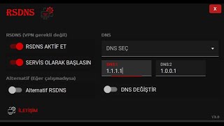 RSDNS ile VPN derdine son V3 Discord çözümü VPNsiz Kısa anlatım [upl. by Rosella]