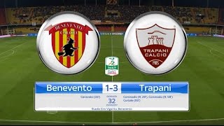 Highlights BeneventoTrapani 13 32 Giornata SerieB 250317 ©TrapaniCalcioit [upl. by Nager]