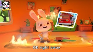 Fire Truck New Mission  Animals Houses on Fire  Animation amp Kids Songs collections  BabyBus [upl. by Einahpts]