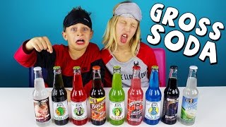 GROSS SODA CHALLENGE  GamerGirl  RonaldOMG [upl. by Euqinomod]