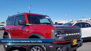 2022 Ford Bronco Badlands Sport Utility Sacramento Roseville Elk Grove Folsom Stockton [upl. by Oenire]