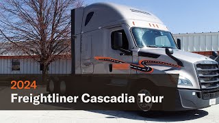 Tour of a 2024 Freightliner Cascadia [upl. by Gal450]