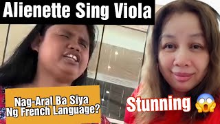 Filipina Alienette Can Sing French Fluently quotVIOLAquot  I Am Stunned  ReactionVideo beepage [upl. by Tiraj]