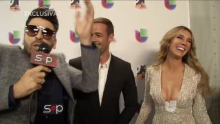 Agarraditos de la mano William Levy y Elizabeth gutierrez SyP [upl. by Eirret]