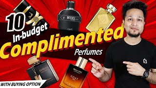 10 Most COMPLIMENTED InBudget perfumes 2023😍With Authentic Perfume Buying OptionDecants Available [upl. by Olav249]